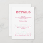 Carte de boîtier de type Gras moderne (Devant / Derrière)