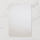 Carte de boîtier détail Feuilles en or ivoire Flor (Dos)