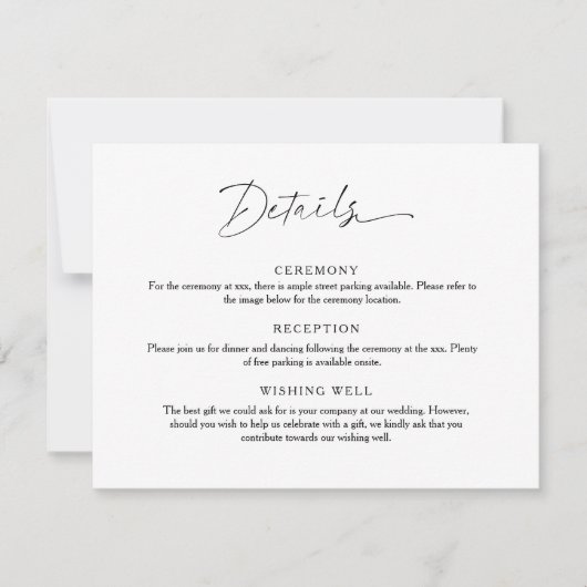 Carte de boîtier détaillée du Mariage de script mi (Devant)