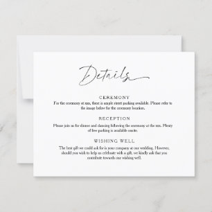Carte de boîtier détaillée du Mariage de script mi