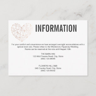 Carte de boîtier d'informations   Géométrique or R