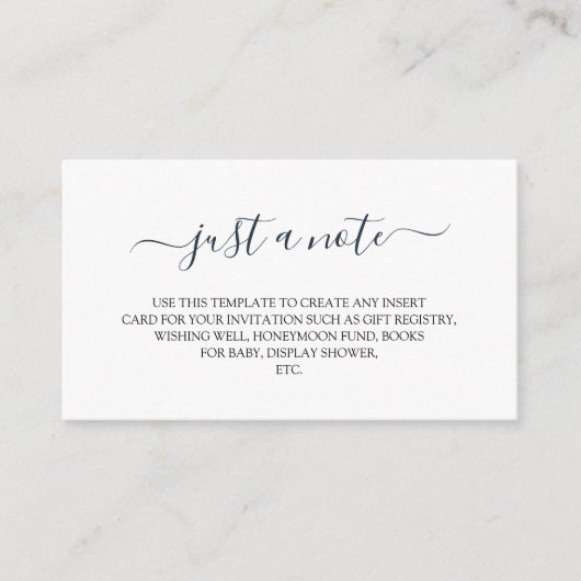 Carte de boîtier d'insertion de Mariage minimalist (Devant)