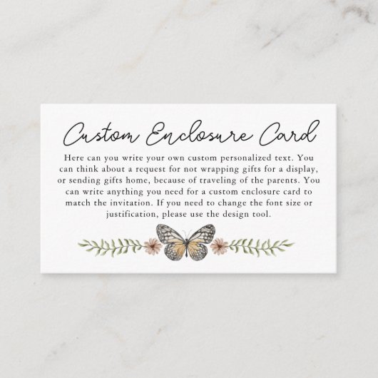 Carte de boîtier d'insertion personnalisée Fleur s (Devant)