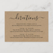 Carte de boîtier d'instructions - Papier Kraft sim (Devant)