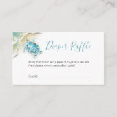 Carte de boîtier d'invitation à la tortue de mer (Devant)