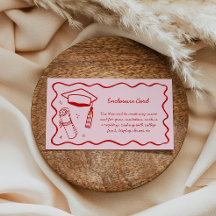 Carte de boîtier Doodle Rose Insérez Personnalisé 