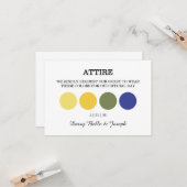 Carte de boîtier du code vestimentaire moderne Mar (Devant/Arrière en situation)