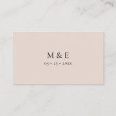 Carte de boîtier du Mariage du Registre de code QR (Dos)