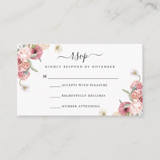 Carte de boîtier du prospectus Annabeth RSVP (Devant)