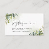 Carte de boîtier du registre de verdure (Devant)