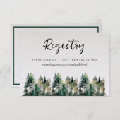 Carte de boîtier du registre, Forêt Rustique d'aqu (Devant / Derrière)