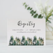 Carte de boîtier du registre, Forêt Rustique d'aqu (Debout devant)