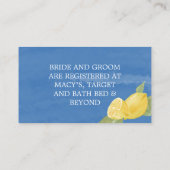 Carte de boîtier du registre Mariage de peinture b (Dos)