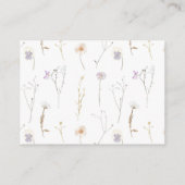 Carte de boîtier du site Mariage fleur sauvage (Dos)