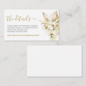 Carte de boîtier du site Web Boho Desert (Devant / Derrière)