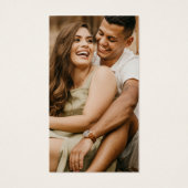 Carte de boîtier du site Web du Mariage de photos  (Dos)