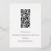 Carte de boîtier du site Web du Mariage Gold Rose  (Verso)