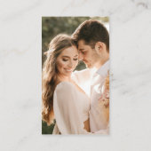 Carte de boîtier du site Web Mariage de QR Code Bo (Dos)