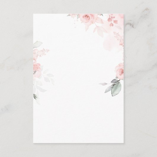 Carte de boîtier du site Web mariage QR Code RSVP (Dos)