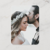 Carte de boîtier du site Web Mariage RSVP de code (Dos)