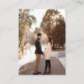 Carte de boîtier du site Web Mariage RSVP de code (Dos)