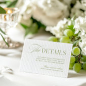 Carte de boîtier du site Web Mariage Sage Green &