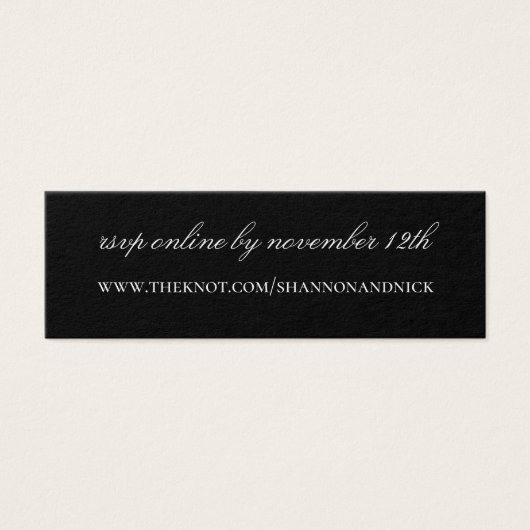 Carte de boîtier du site Web Mariage Skyline de Ch (Devant)