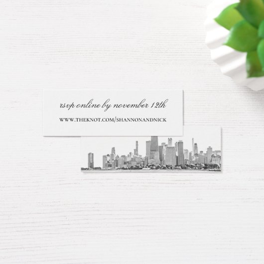 Carte de boîtier du site Web Mariage Skyline de Ch (Bureau)