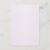 Carte de boîtier élégante aux fleurs violettes (Dos)