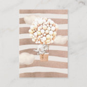 Carte de boîtier Elephant Balloon Baby Books (Dos)