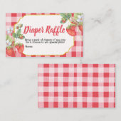 Carte de boîtier en aquarelle Berry Swewberry (Devant / Derrière)