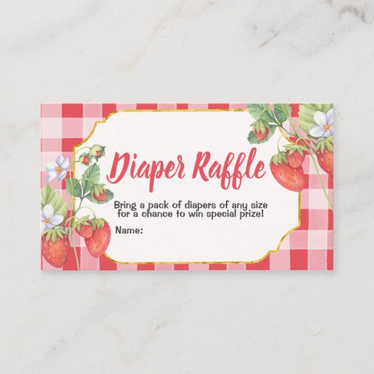 Carte de boîtier en aquarelle Berry Swewberry (Devant)