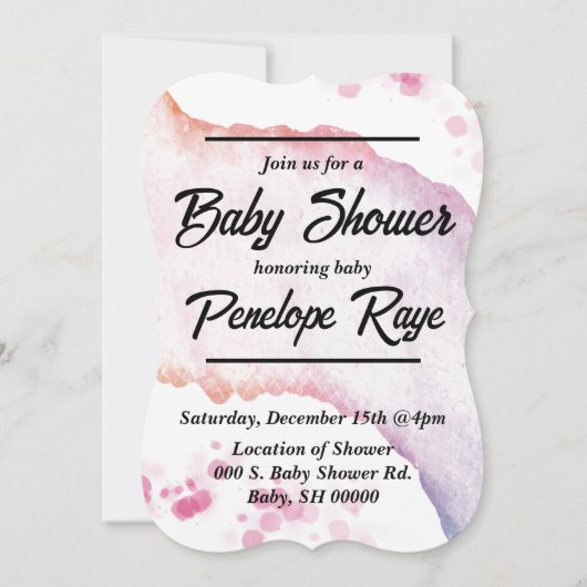 Carte de boîtier en aquarelle Ombre (Devant)