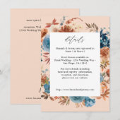 Carte de boîtier en bleu beige et bleu foncé -LG B (Devant / Derrière)