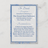 Carte de boîtier en marbre bleu et gris (Devant)