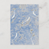 Carte de boîtier en marbre bleu et gris (Dos)