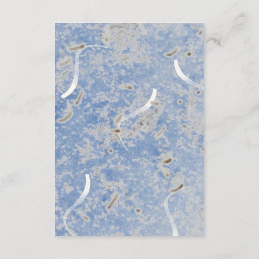 Carte de boîtier en marbre bleu et gris (Dos)