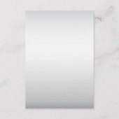 Carte de boîtier en plastique blanc rose (Dos)