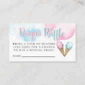 Carte de boîtier en tombola à crème glacée. (Devant)