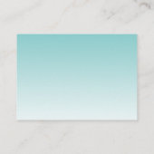 Carte de boîtier en verre Parties scintillant bleu (Dos)