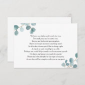 Carte de boîtier Eucalyptus (Devant / Derrière)