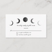 Carte de boîtier Faire-part de mariage Boho célest (Devant)