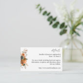 Carte de boîtier floral Green & Terra Cotta (Debout devant)