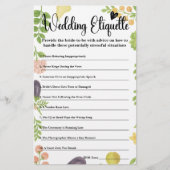 Carte De Boîtier Fraîche De La Fête des mariées Du (Devant)