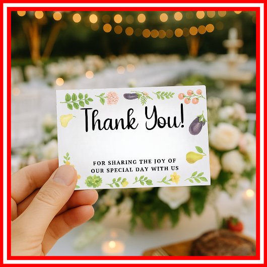 Carte De Boîtier Fraîche Du Merci Du Marché