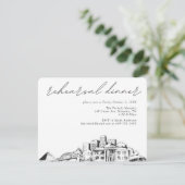 Carte de boîtier Invitation de répétition Mariage  (Debout devant)