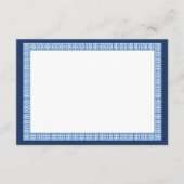 Carte de boîtier Mariage à clé grecque méditerrané (Devant)