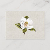 Carte de boîtier Mariage Chic Lin Look (Dos)