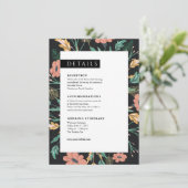 Carte de boîtier Mariage couleur noire (Debout devant)