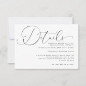 Carte de boîtier Mariage de calligraphie de drame  (Devant)